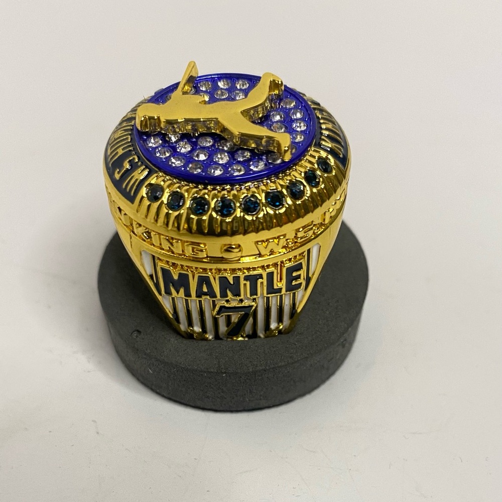 Mickey Mantle World Series Home Run King Commemorative Ring